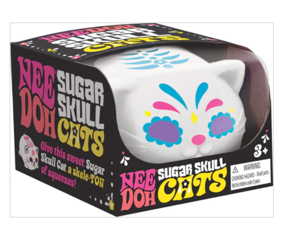 NeeDoh Sugar Skull Cool Cat