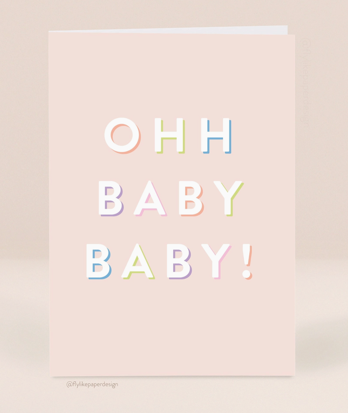 Oh Baby Baby Card