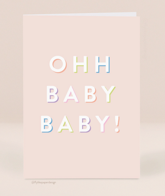 Oh Baby Baby Card