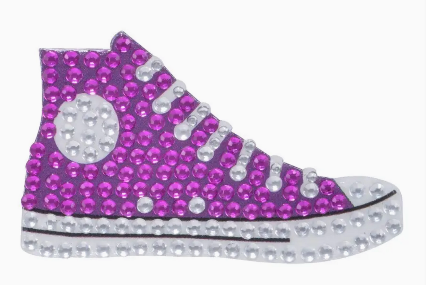 Purple Sneaker Collectable Rhinestone Sticker - StickerBean