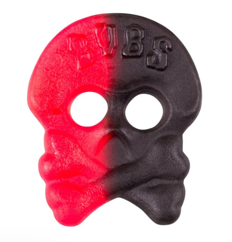 Raspberry & Licorice Skull Bubs