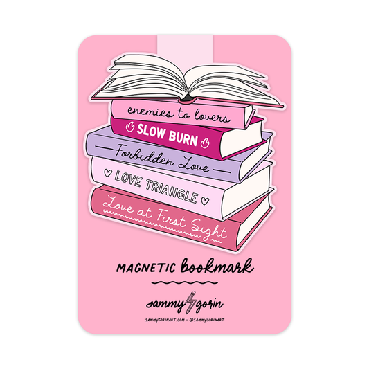 Romance Tropes Magnetic Bookmark ~ Sammy Gorin