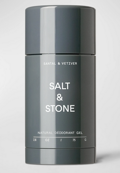 Santal & Vetiver Natural Deodorant Gel ~ Salt & Stone
