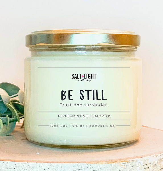 Be Still | Salt & Light Soy Candle 