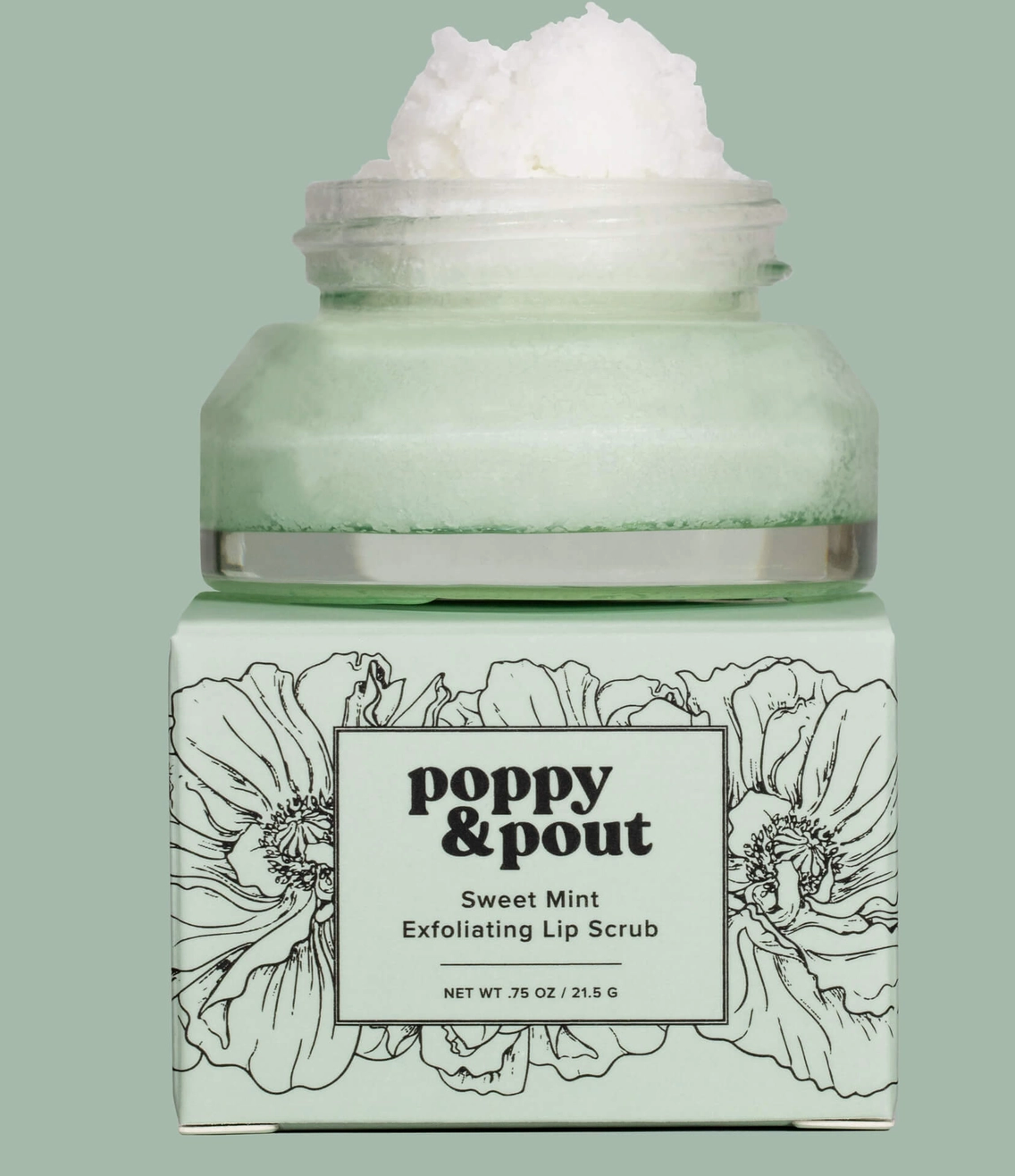 Poppy & pout lip scrub