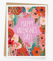 Floral Valentine's Day Card ~ Apartment 2 Cards