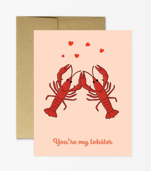 You're My Lobster Card ~ Party Mountain Paper