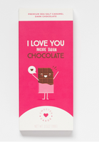 Card & Dark Chocolate Bar in One – Sweeter Cards