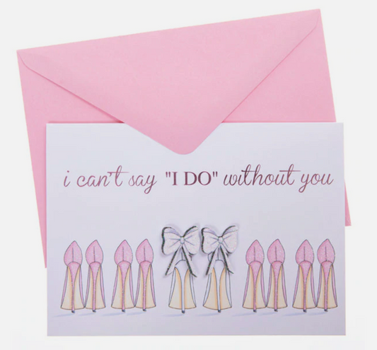 Will you be my Bridesmaid? Greeting Card ~ Graphique