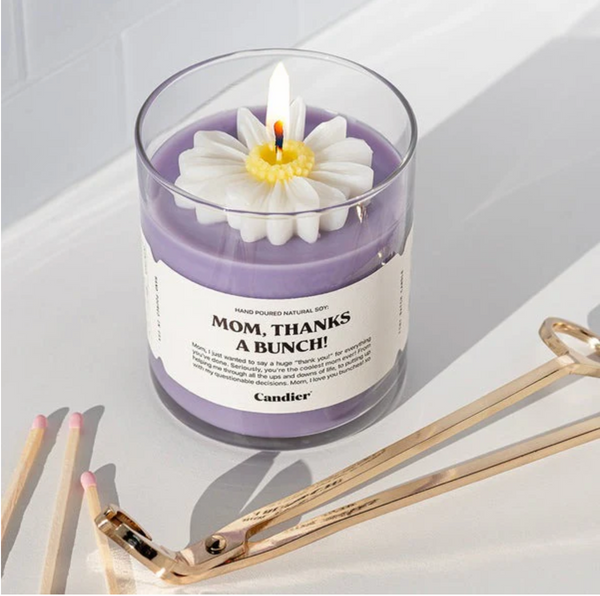 "Mom, Thanks A Bunch Candle" 9 oz ~ Candier