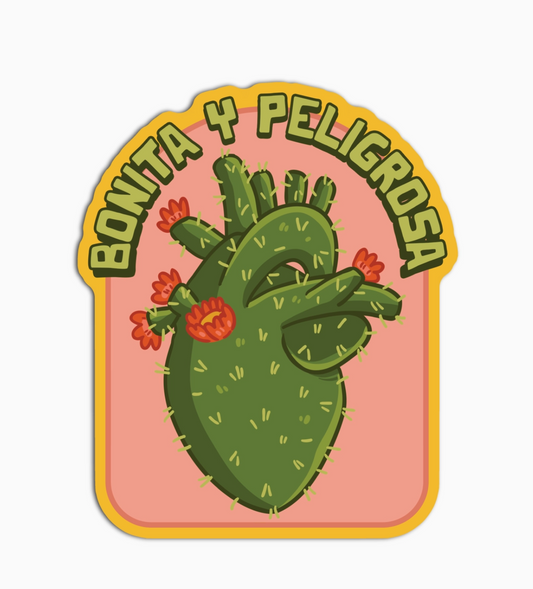 Bonita Y Peligrosa Mexican Textured Stickers