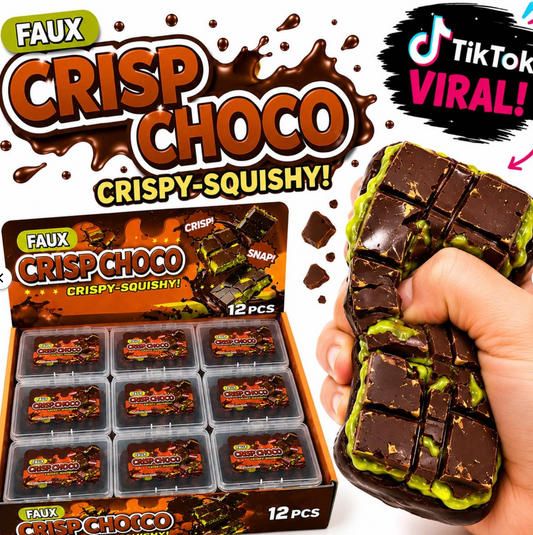 Faux Crisp Choco – Crispy-Squishy Chocolate Asmr Toy