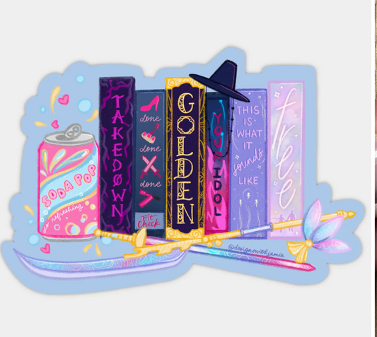 Kpop Demon Hunters Book Sticker