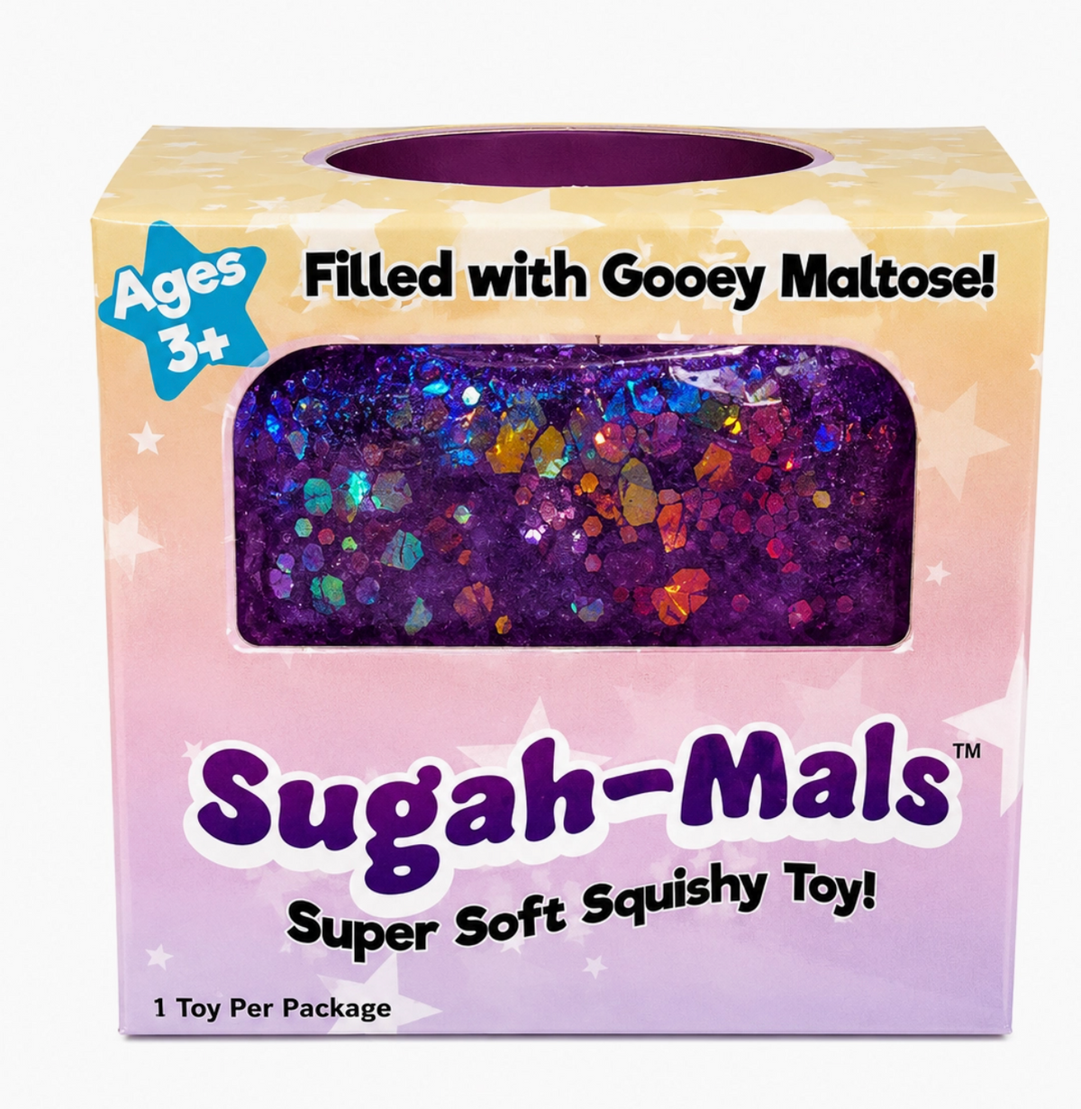 Sugah-Mals Glitter Mini Sugar Cube Squishy Fidget Toy