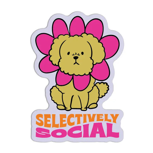 Selectively Social Introvert Stickers
