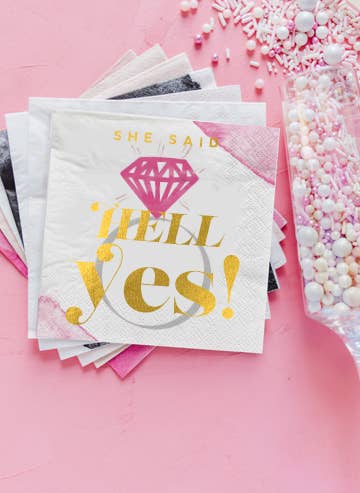 "She Said Hell Yes" Pack of 20 Napkins