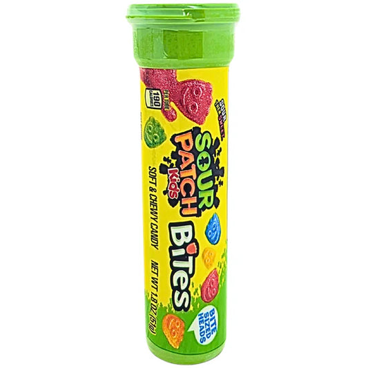 Sour Patch Kids Bites Chewy Candy Tube 1.8 oz