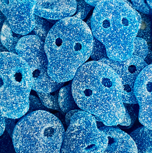 Sour Blueberry Skulls (Gelatin Free) (Gluten Free)