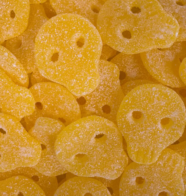 Sour Pineapple Skulls