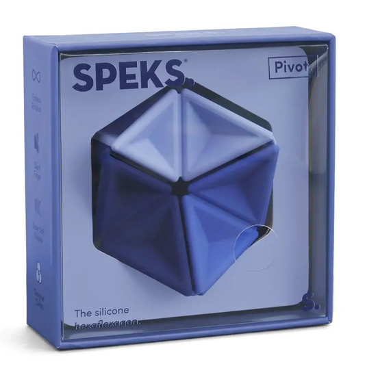 Speks Navy Pivot Silicone Flexagon