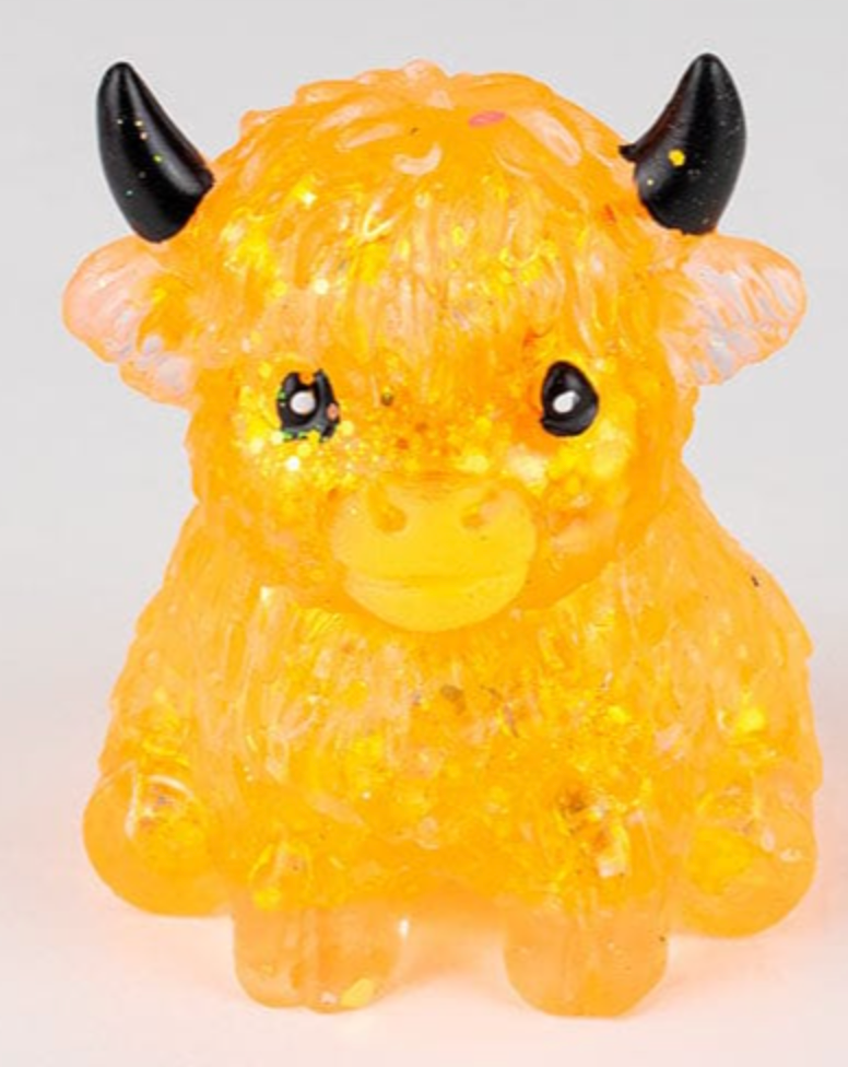 Sugah-Mals Glitter Cows Sugar Stress Ball Squishy Fidget Toy