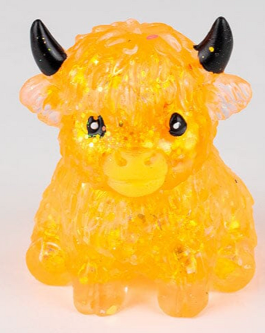 Sugah-Mals Glitter Cows Sugar Stress Ball Squishy Fidget Toy