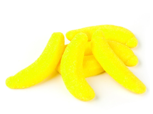 Sugared Gummi Bananas from Spain