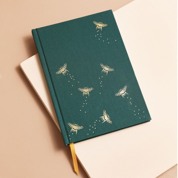 Teal Bee Notebook ~ Lisa Angel