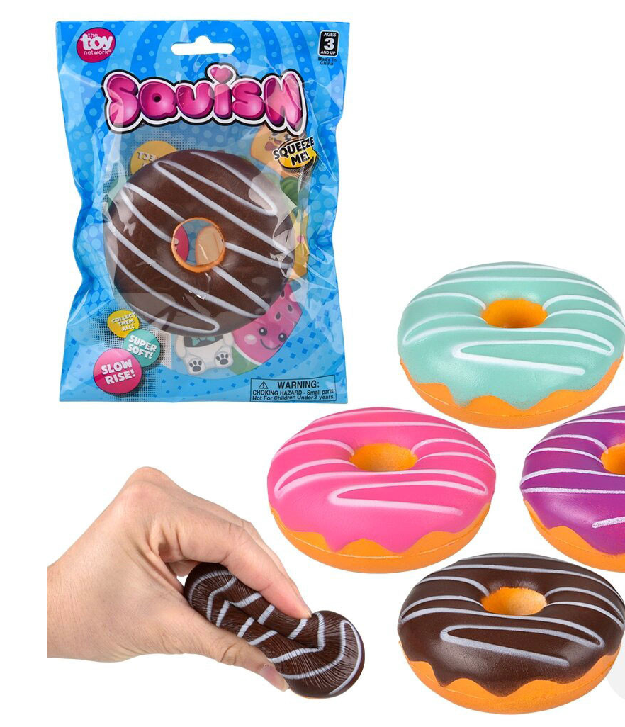 The Toy Network Squish Donut Sensory Toy - Assorted