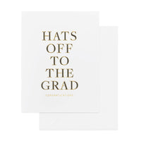 "Hats Off to the Grad" Card ~ Sugar Paper