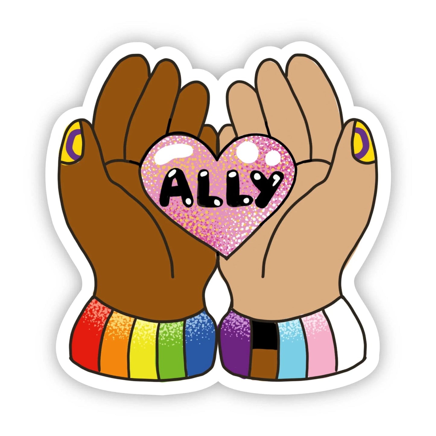 pride heart sticker
