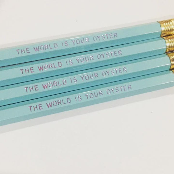 The World is Your Oyster-Set of pencils 6 Pencils