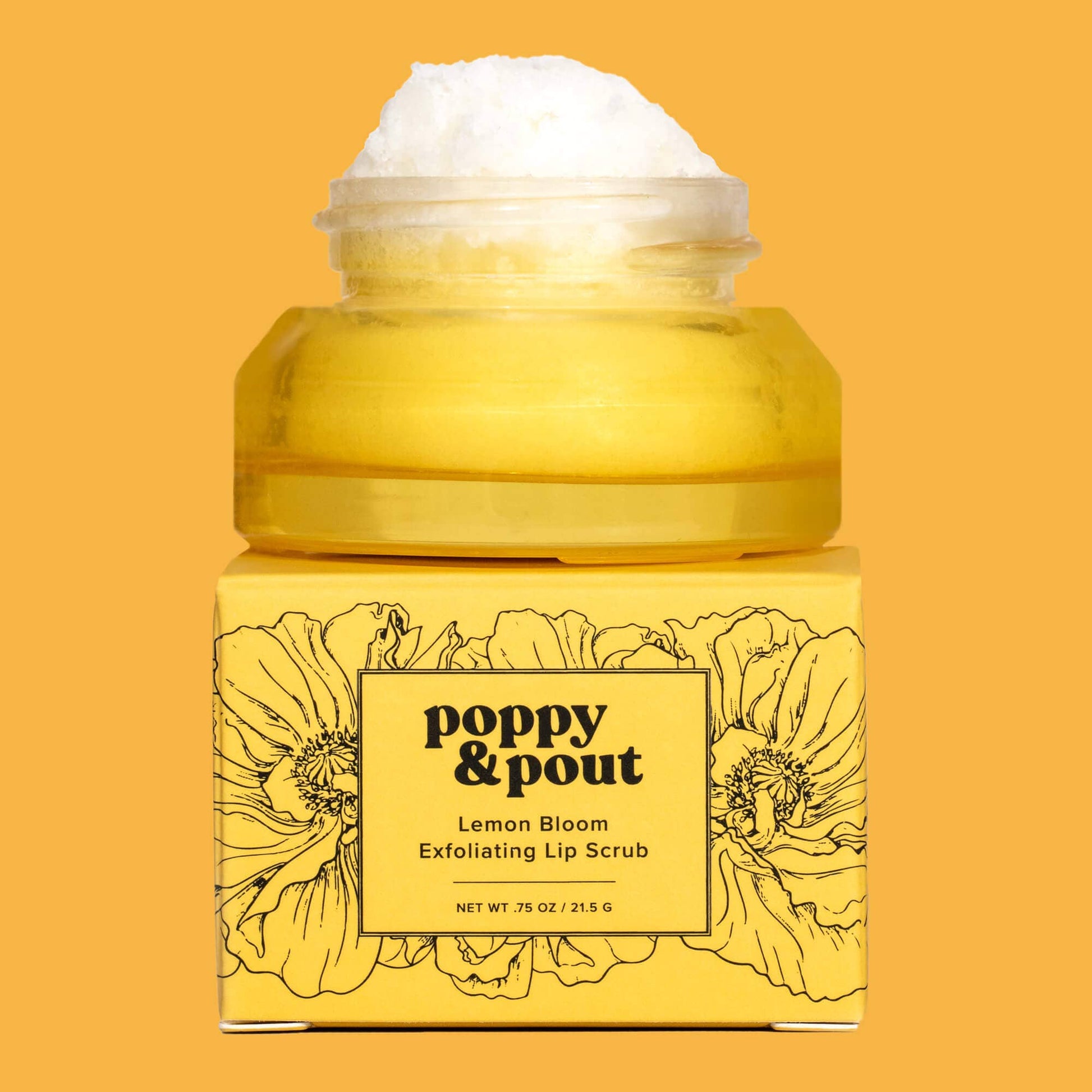 Poppy & pout lip scrub