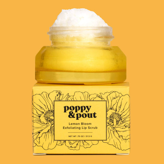 Poppy & pout lip scrub