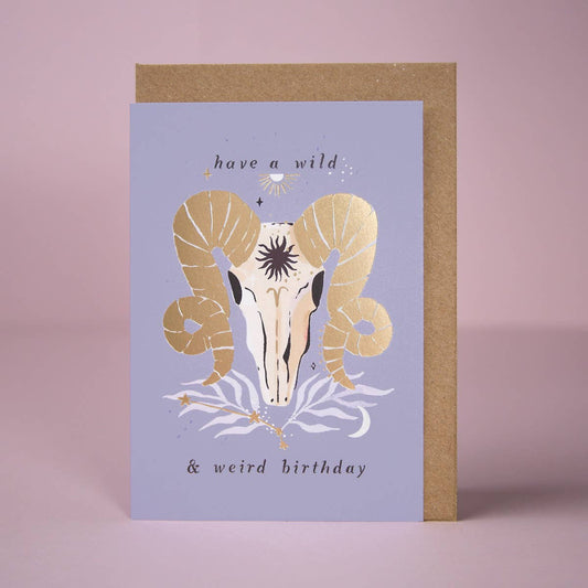 Aries birthday card