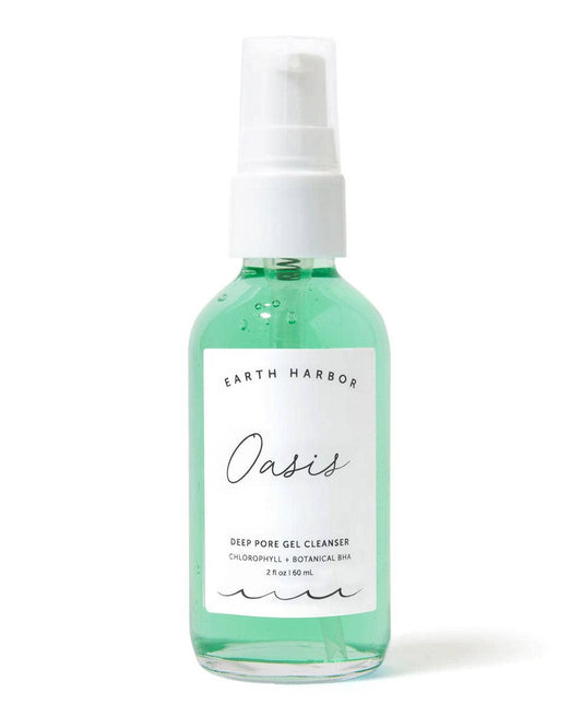 Earth Harbor Naturals ~ Deep Pore Gel Cleanser: Chlorophyll + Botanical BHA