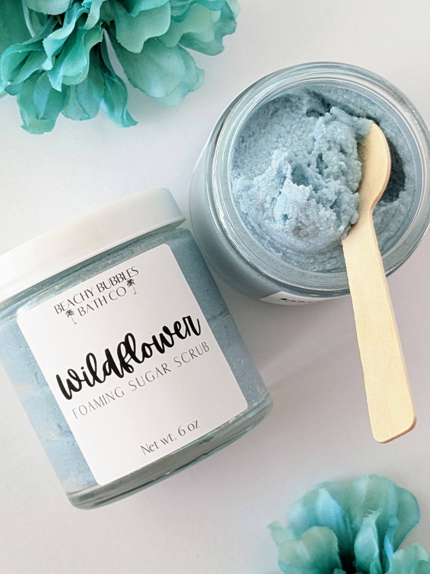 Wildflower Foaming Sugar Scrub ~ Beachy Bubble Bath Co