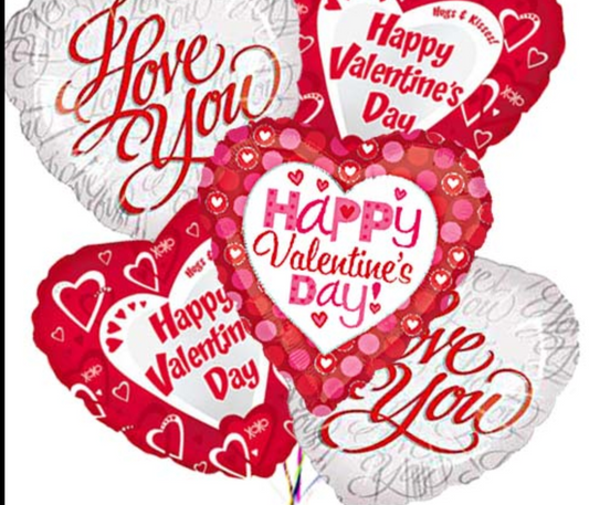 Helium Valentines Day Balloon