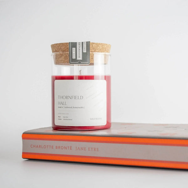 Thornfield Hall 'Jane Eyre' Book Candle