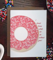 donut greeting card