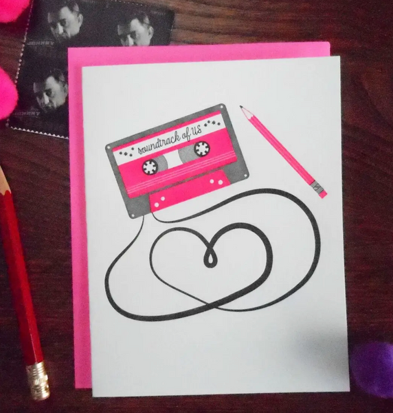 "Soundtrack Of Us" Greeting Card ~ Favorite Design Inc
