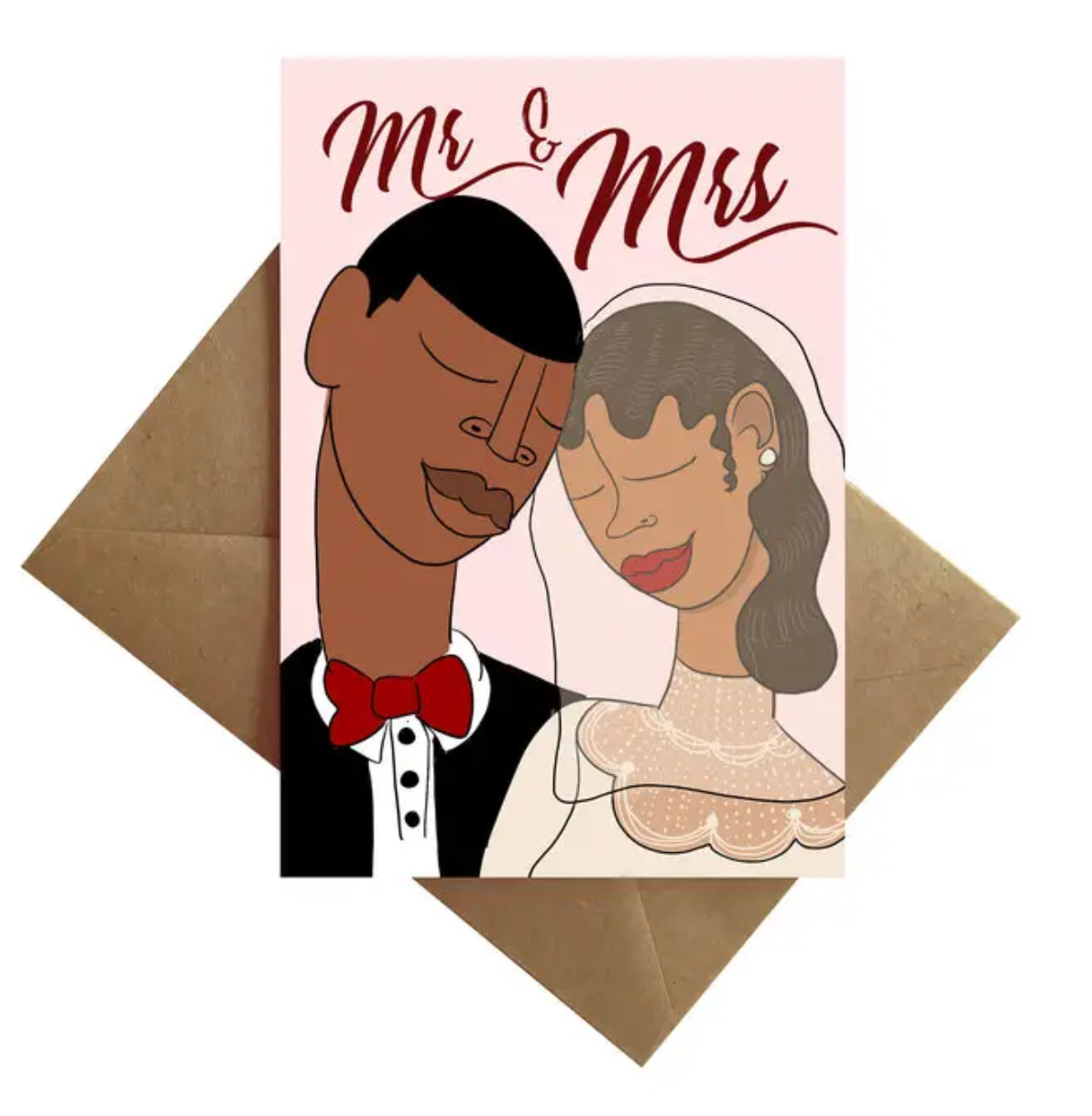 wedding card, african american