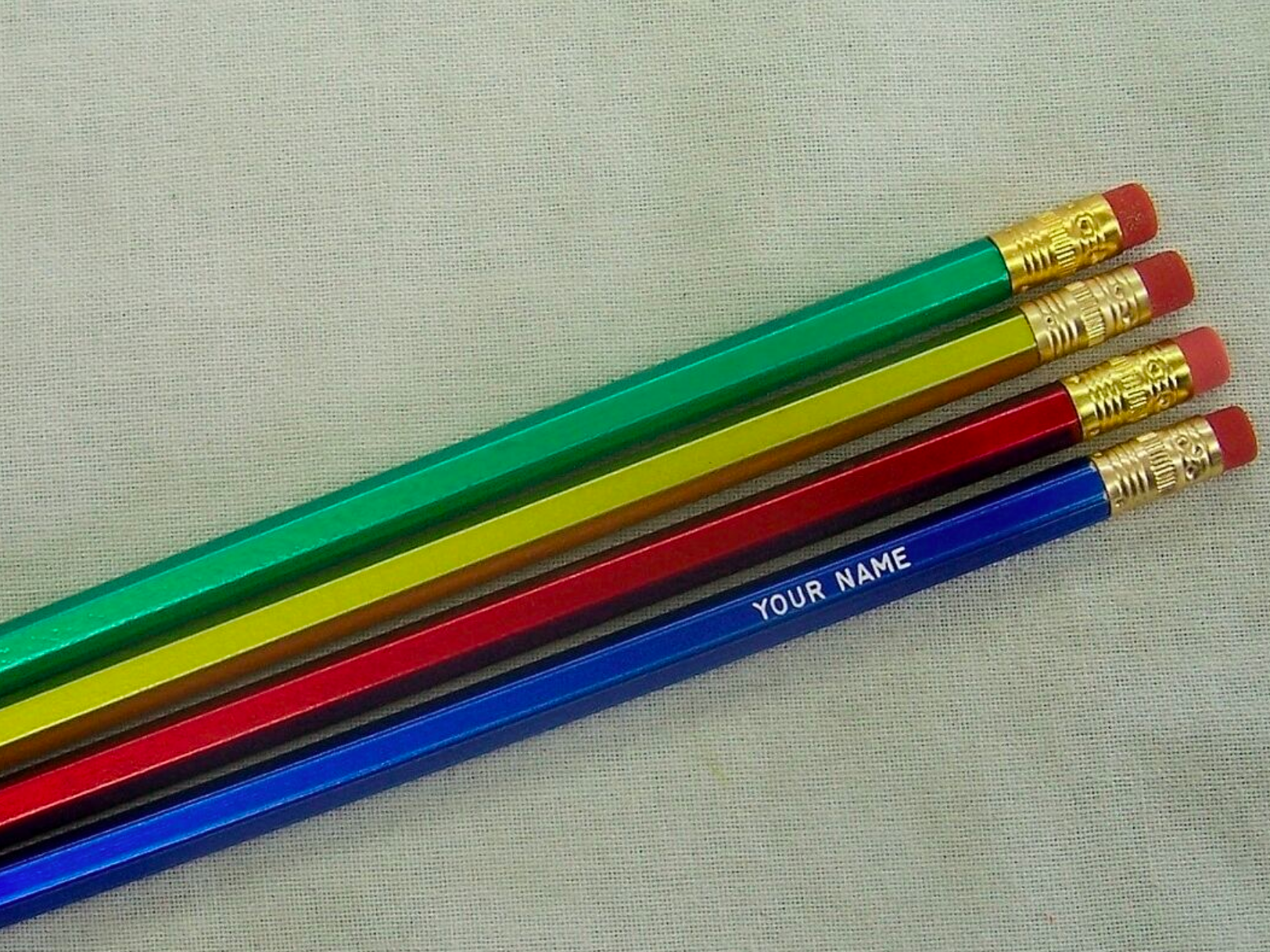 Set of 12 Personalized Pencils primary