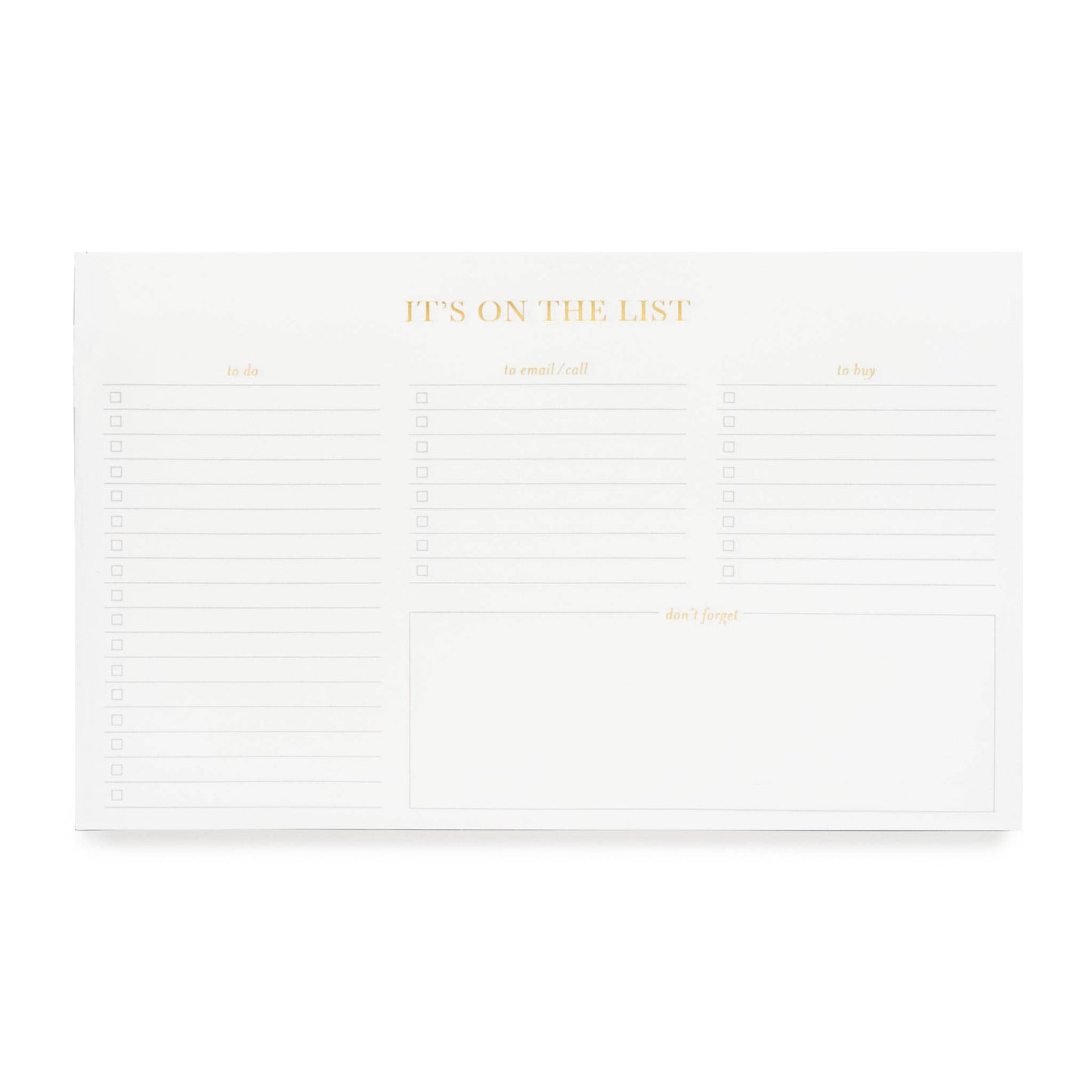 Sugar Paper It's on the List Pad