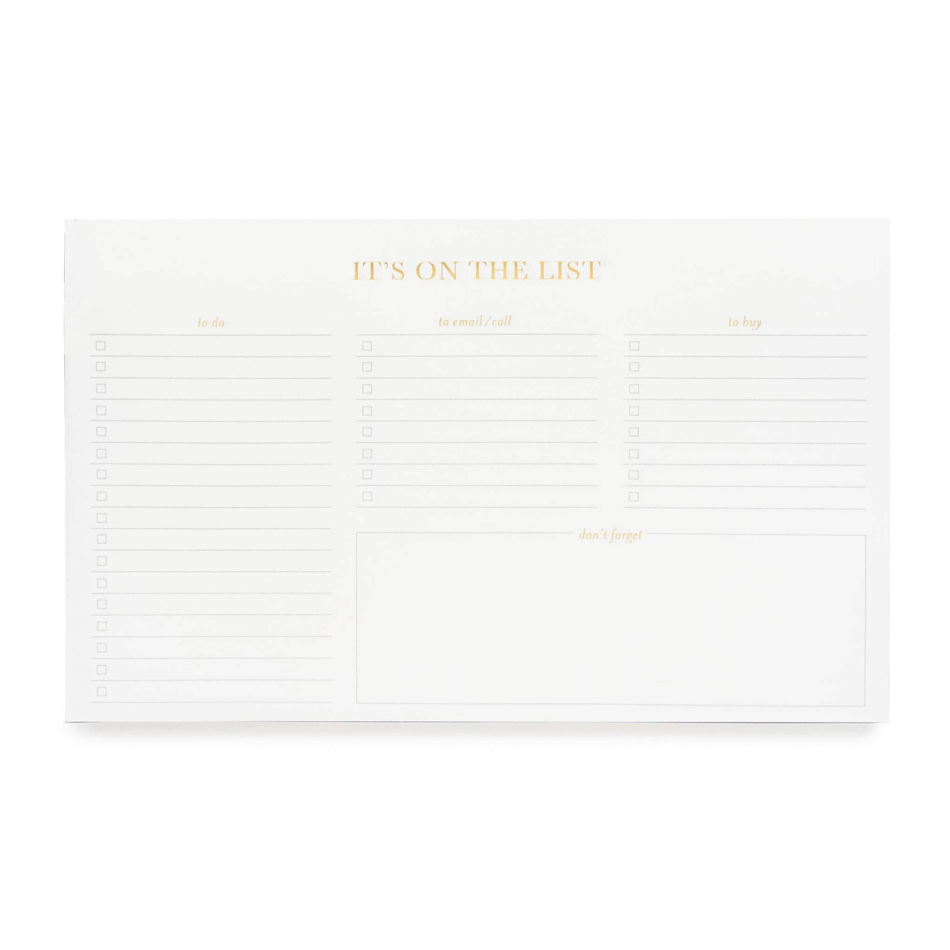 Sugar Paper It's on the List Pad