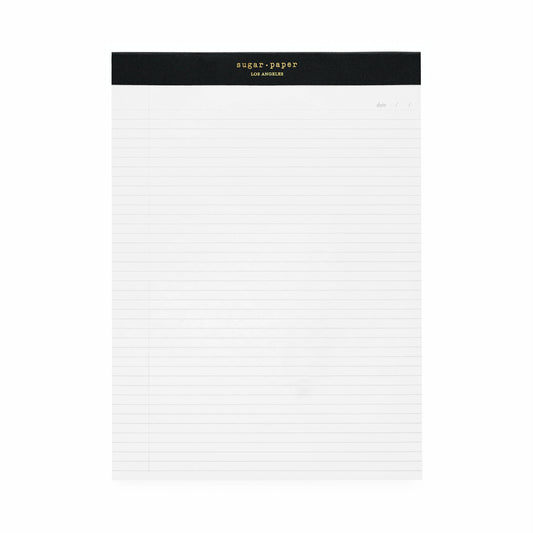 Sugar Paper Legal Pad, Black