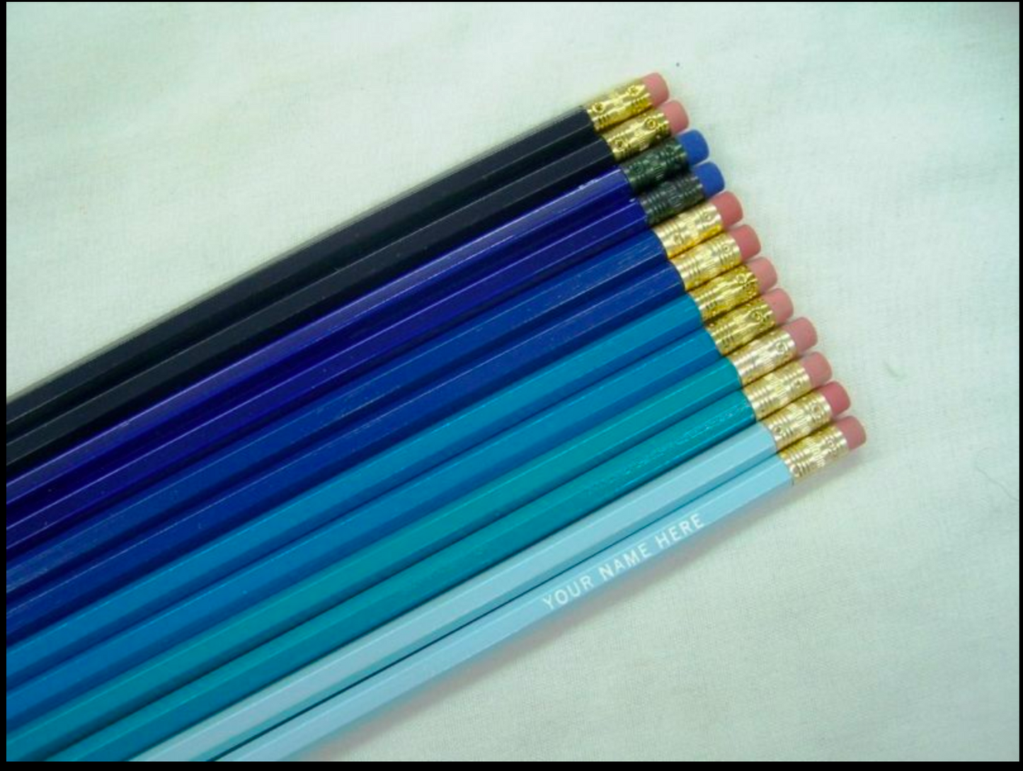 Set of 12 Personalized Pencils