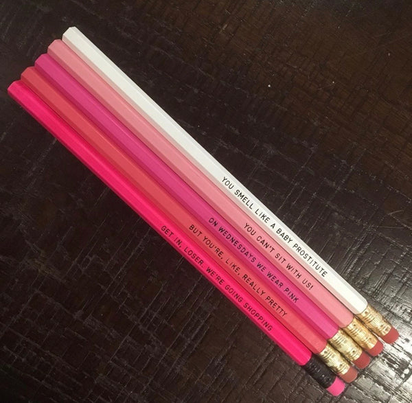 Mean Girls pencil set