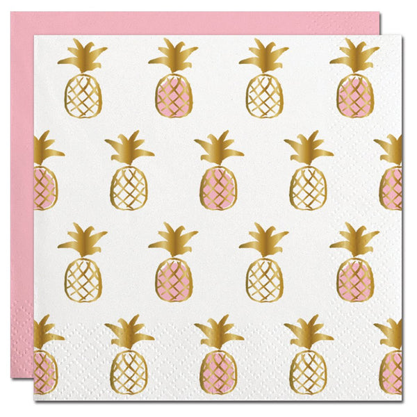 Pineapple party napkins slant collections