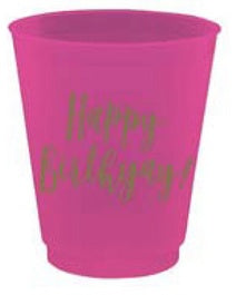 Happy Birthyay Birthday Plastic Flex Shot Cups 4oz 8pk